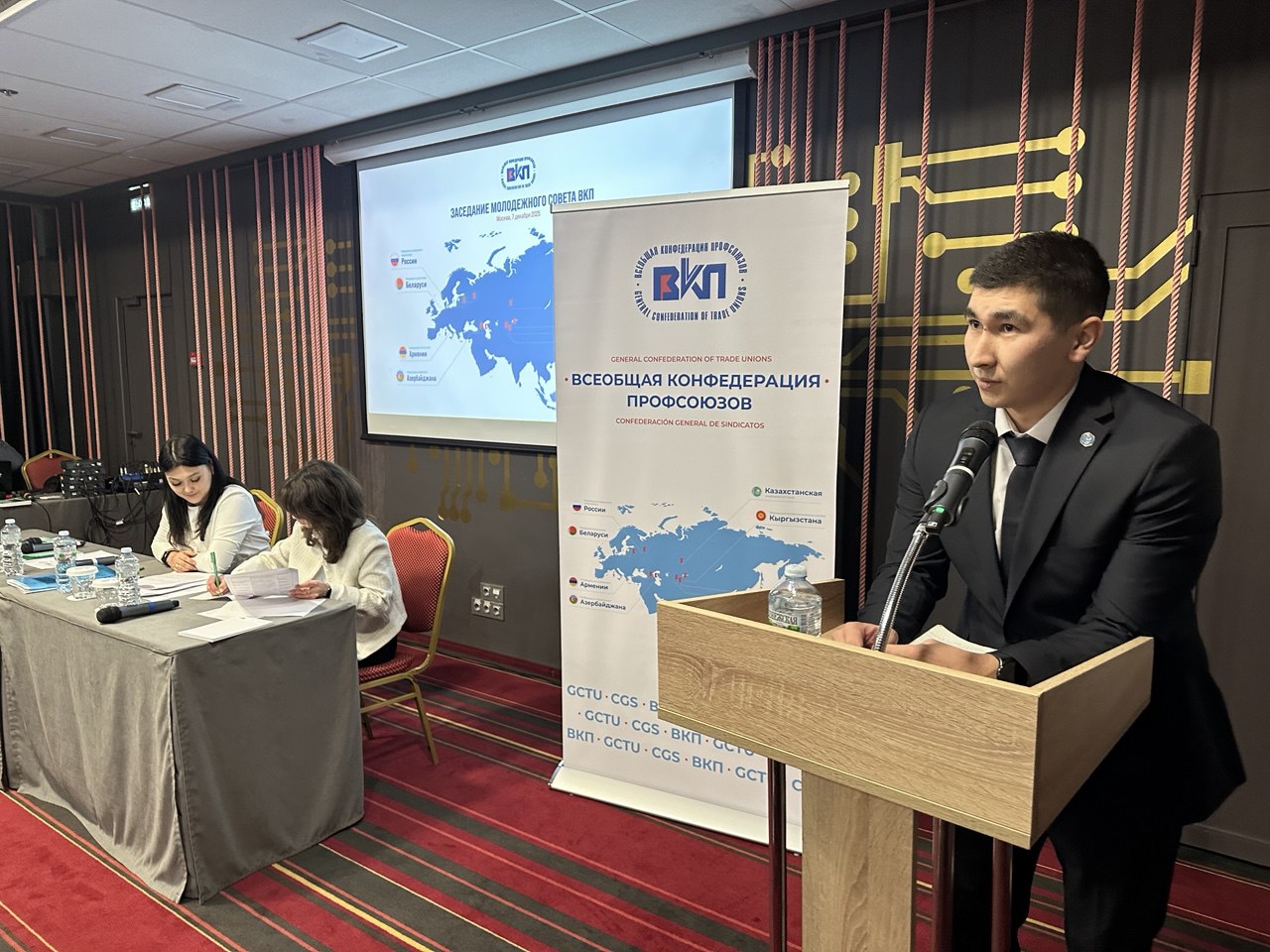 Молодежный совет Всеобщей конфедерации профсоюзов возглавит представитель Кыргызстана Кайрат Тороев