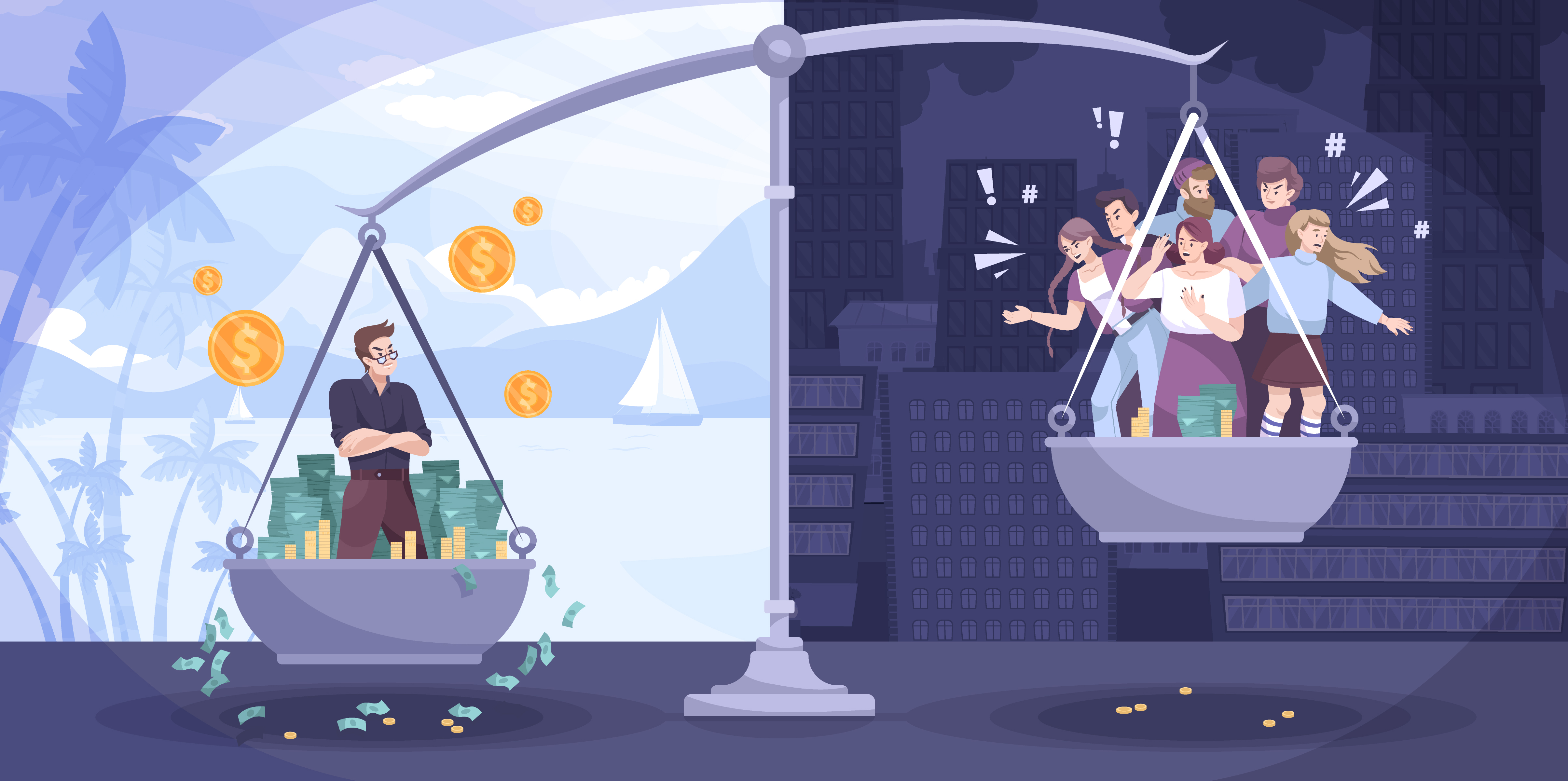 Богатство 1 % населения превышает состояние остальных людей на планете