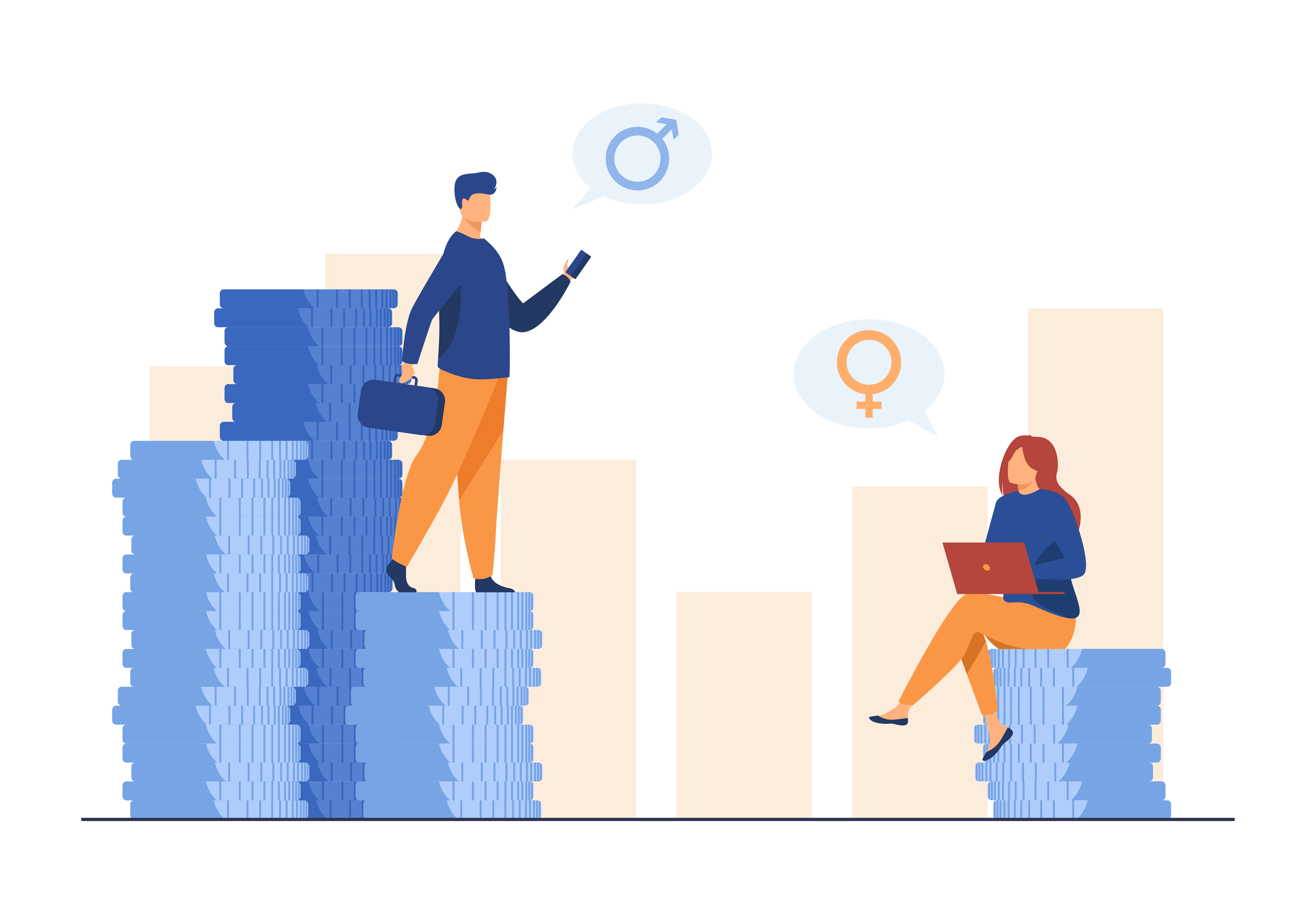 Разницу в зарплатах мужчин и женщин исследовали в Федерации независимых профсоюзов России